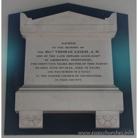 St Bartholomew, Wickham Bishops Church – Monument 6