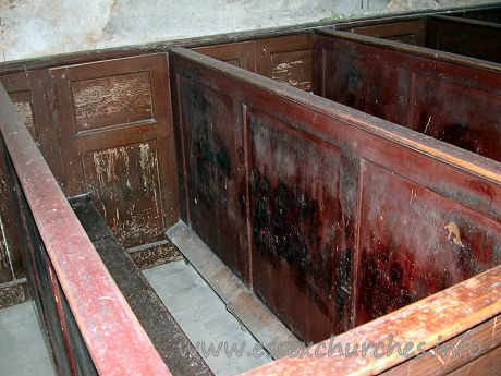 St Mary, Mundon Church – Box pews.