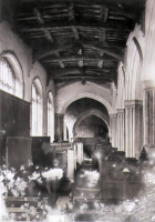 St Peter & St Paul, St Osyth Church – Postcard 2: The North Aisle Presented by Kathleen Norman, in loving memory of her father, Arthur Norman, who took the photographs before the last restoration - in 1900. From a photo on display in the church.