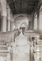 St Peter & St Paul, St Osyth Church – Postcard 4: The South Aisle Presented by Kathleen Norman, in loving memory of her father, Arthur Norman, who took the photographs before the last restoration - in 1900. From a photo on display in the church.