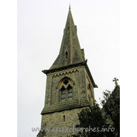 St Mary (New Church), Mistley Church – Exterior 3: Pevsner states that this church has a SW steeple with spire ...