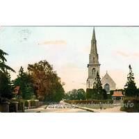 St Mary (New Church), Mistley Church – Postcard 1: "Dainty Series" E.T.W. Dennis & Sons Ltd. London & Scarborough.
