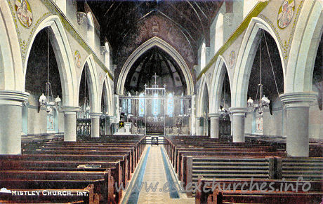 St Mary (New Church), Mistley Church – "Dainty Series" E.T.W. Dennis & Sons Ltd. London & Scarborough.