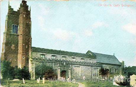 St Nicholas, Castle Hedingham Church – Postcard by F. Artis, Dedham.