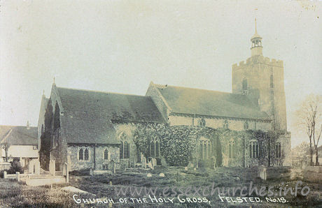 Holy Cross, Felsted Church – Postcard by Aeroplane Publishing Company.