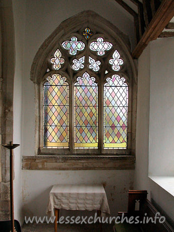 St Mary, Buttsbury Church – One of two original traceried windows discovered during a restoration in 1923.