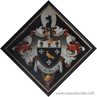 All Saints, Sutton Church – Hatchment 2