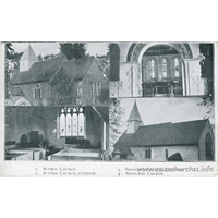 All Saints, Sutton Church – Postcard 1: An undated postcard.