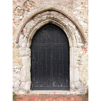 St Lawrence, Bradfield Church – Exterior 8: The W door.