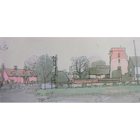 St Lawrence, Bradfield Church – Postcard 2
