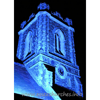 St James, West Tilbury Church – Exterior 8: Awesome! The tower when illuminated at night.