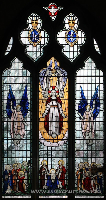 St Nicholas, Great Wakering Church – To the glory of God. === Yes shall be witnesses unto Me. === In memory of Amy Bennewith.