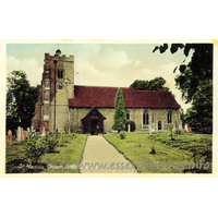 St Martin, Little Waltham Church – Postcard 1