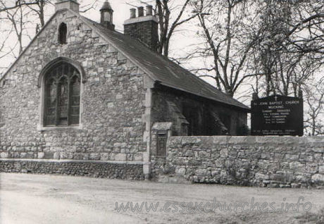 St John the Baptist, Mucking Church – The Old School House, which stands next door to Mucking church. This image is the copyright of Ian Gellard. Reproduced by kind permission. For more details, you can email Ian at the following address: ian@photosofessex.co.uk. Ian has a CD full of old pictures of Essex available, you can see more details at his website, www.photosofessex.co.uk.
