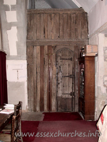 St Laurence & All Saints, Eastwood Church – Entrance to the priest's vestry.