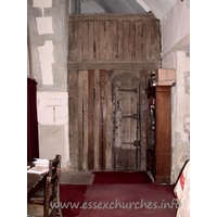 St Laurence & All Saints, Eastwood Church – Interior 4: Entrance to the priest's vestry.