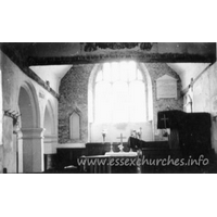 St Mary the Virgin & All Saints, Langdon Hills Old Church – Postcard 2: This photograph was obtained on eBay. Unfortunately, I have no details of date or photographer etc.