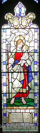 All Saints, Stock Harvard Church – The Mother's Union window.
