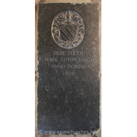 St Peter Ad Vincula, Coggeshall Church – Monument 1: Here lyeth Sir Mark Guyon Knight. Anno Domini 1690.