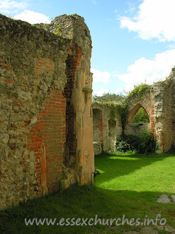 St Peter (Ruins), Alresford Church – Looking from the chancel to the south-west corner of the church.