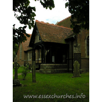St Andrew, Weeley Church – Exterior 6: The north porch.