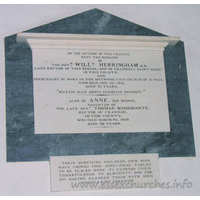 Dedication Unknown, Borley Church – Monument 6