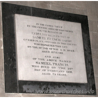 All Saints, Cranham Church – Monument 3