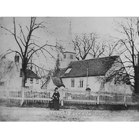 St Giles, Langford Church – Postcard 1: Supplied by Linda Lees. From a photo displayed in the church.