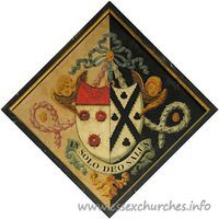 St Katharine, Gosfield Church – Hatchment 2