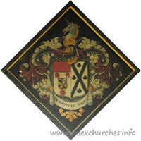 St Katharine, Gosfield Church – Hatchment 3