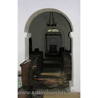 St Mary the Virgin, Strethall Church – Interior 4: The plain 'chancel side' of the arch.