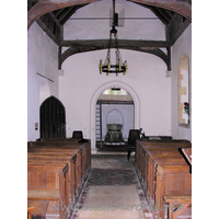 St Mary the Virgin, Strethall Church – Interior 5: Looking W to the tower arch.