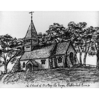 All Saints & St Faith, Childerditch Church – Postcard 1: This image has been kindly supplied by Andy Barham.