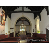 St Katharine, Little Bardfield Church – Interior 1: Many thanks to Ann Abbott for supplying this image.