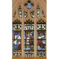 Dedication Unknown, Quendon Church – Stained Glass 1