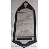 Dedication Unknown, Quendon Church – Monument 2
