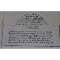 St Andrew, Helion Bumpstead Church – Monument 4