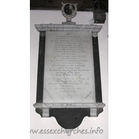 St John, Mount Bures Church – Monument 1