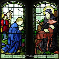 St Giles, Great Maplestead Church – Stained Glass 1