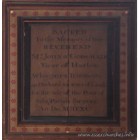 St Mary and St Hugh, Harlow (Old Harlow) Church – Monument 3