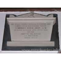 All Saints, Theydon Garnon Church – Monument 13