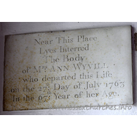 St Mary the Virgin, Langham Church – Monument 3