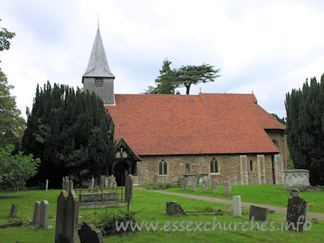 St Michael & All Angels, Copford Church – The S aisle see here was built gradually, with the easternmost bay being built first. This can be seen by the size of the window. There is further evidence inside the church, which portrays the differing styles.
