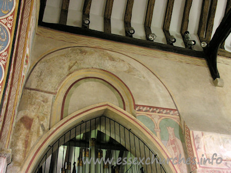 St Michael & All Angels, Copford Church – This arch was pierced into the S chancel wall during restoration by Henry Woodyer in 1879-84.