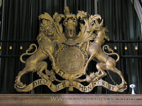 St Michael & All Angels, Copford Church – Royal Arms.