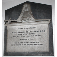 St Peter, Great Totham Church – Monument 1