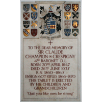 St Peter, Great Totham Church – Monument 3