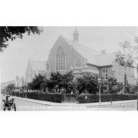 Avenue Baptist Church, Southend-on-Sea Church – Postcard 2: This postcard scan was kindly supplied by Tony Brown of http://www.miltonconservationsociety.com.