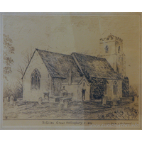 St Giles, Great Hallingbury Church – Postcard 3