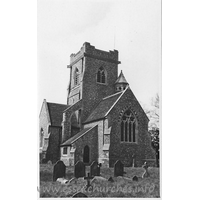 Holy Trinity, Pleshey Church – Postcard 1: Dated 1966. One of a set of photos obtained from Ebay. Photographer and copyright details unknown.